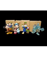 Set 4 AVON 1992 Disney Mickey’s Christmas Carol Holiday Figurine Ornamen... - €29,76 EUR