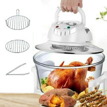 17L Air Fryer Glass Infrared Convection Oven Roaster 360 Heating Cooker ... - $111.99