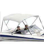 Shademate OV80513AW White Bimini Top Sunbrella Fabric/Boot,3Bow 5’L,32”H... - $6,834.32 MXN