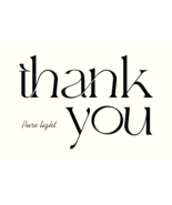 Thank You Card Art Design | Minimalist Gratitude Card | Note | Blank Inside - $11.09 CAD