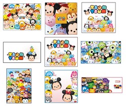 9 Tsum Tsum inspired stickers, Birthday Party Favors, labels, decals, rewards - $11.99