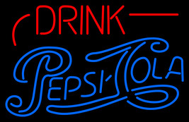 Drink Pepsi Cola Neon Sign 20&quot; x 20&quot; - £546.50 GBP
