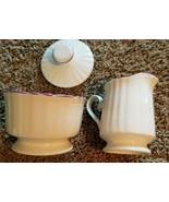 Country Classics ~ Styled By Mikasa ~ KS 600 ~ Sugar Bowl &amp; Creamer Pitcher - $49.11 CAD