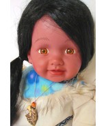 Vinyl doll Brown skin dark hair baby doll Numbered on Neck - $60.00