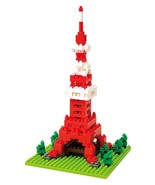 Kawada Nanoblock Tokyo Tower NBH-001 Japan 390 pcs Lego Block Interlock ... - $19.53