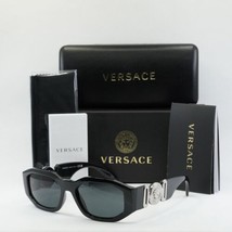VERSACE VE4361 542287 Black/Smoke 53-18-140 Sunglasses New Authentic - $141.56