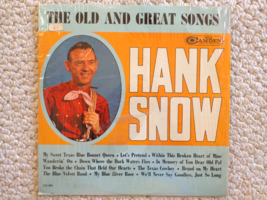 Hank Snow&#39;s The Old &amp; Great Songs CAL 836, 1964 by RCA Camden (#2303) - £10.19 GBP