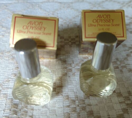 Lot of 2 New NIB Avon Odyssey Ultra Precious Scent Perfume Splash-On .33fl oz ea - $13.54