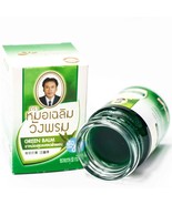 2 Pieces WANGPHROM Thai Herbal Pain Massage Green Balm Oinment Jar / yel... - £19.65 GBP