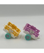 Tyco Quints Wagon for 5 Replacement (2) Wagons Pink Yellow - £9.86 GBP