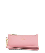 Furla classic credit card case dusty rose wristlet NWT MSRP $128 - $1,129.00 MXN