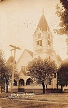 Mc Minnville Oregon~First Baptist CHURCH~1910s Real Photo Postcard - £7.10 GBP