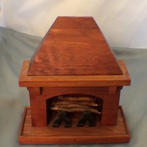 Miniature Wood Fireplace - £15.92 GBP