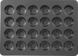 Muffin Pan 24-Cup Non-Stick Baking Standard-Size Muffins Cupcake Large N... - £34.48 GBP