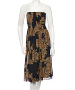 Tibi Silk Strapless Sun Dress - Women&#39;s Size 2 (Black) - $2,456.49 MXN