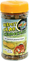 Zoo Med Hermit Crab Crunchies Natural Peanut Treat 1.85 oz - £15.75 GBP