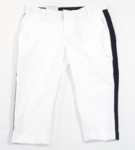 Under Armour Golf Moisture Wicking White &amp; Black Capri Cropped Pants Wom... - $79.99