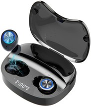 Wireless Earbuds, Bluetooth 5.0 Hi-Fi Stereo Headphones with Charging Case, LED - £15.42 GBP