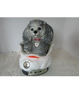 REGAL CHINA LIQUOR DECANTER JIM BEAM TIFFINY POODLE  - $296.82 MXN