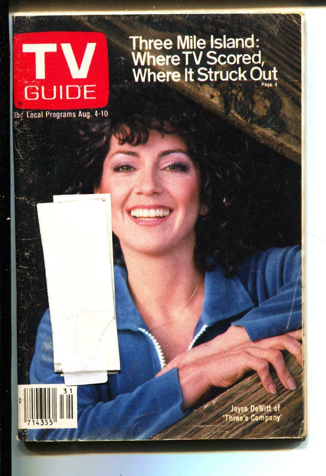 Primary image for TV GUIDE-8/4/1979-Joyce DeWitt-St. Louis Edition-VG