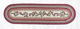 Earth Rugs OP-390 Cranberries Oval Patch Runner 13&quot; x 48&quot; - £38.83 GBP