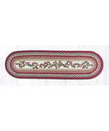 Earth Rugs OP-390 Cranberries Oval Patch Runner 13&quot; x 48&quot; - £39.10 GBP