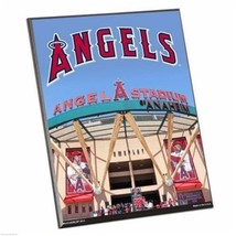 MLB Anaheim Angels Stadium Premium 8&quot; x 10&quot; Solid Wood Easel Sign - £7.82 GBP