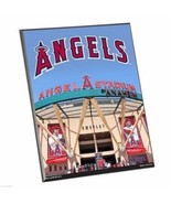 MLB Anaheim Angels Stadium Premium 8&quot; x 10&quot; Solid Wood Easel Sign - £7.82 GBP