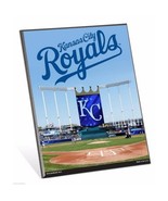 MLB Kansas City Royals Stadium Premium 8&quot; x 10&quot; Solid Wood Easel Sign - £7.82 GBP