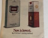 1986 Now Cigarettes Vintage Print Ad Advertisement pa22 - $6.92