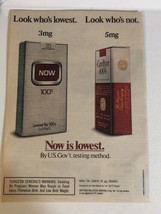1986 Now Cigarettes Vintage Print Ad Advertisement pa22 - £5.51 GBP