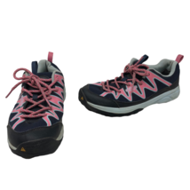 KEEN Youth Girls Hiking Blue Pink Sneakers Size 4 Trail 1013585 - £31.57 GBP