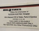 Big O Tires  Vintage Business Card Tucson Arizona BC2 - £3.15 GBP