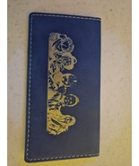 Slasher Horror Movie Characters Blue Laser Engraved Leatherette Check Bo... - $109.40 MXN