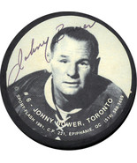Johnny Bower signed 1991 Toronto Maple Leafs Sports-Flash NHL Photo Puck... - £47.78 GBP