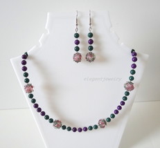 Murano Beads  Necklace Set - £16.07 GBP