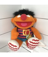 Check Up Ernie Talking Animated Plush Preowned WORKS 14&quot; Fisher Price 1999 - £8.56 GBP