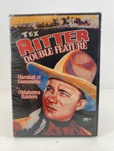 Tex Ritter Western DOUBLE Feature (DVD) Marshal of Gunsmoke &amp; Oklahoma Raiders - £1.40 GBP