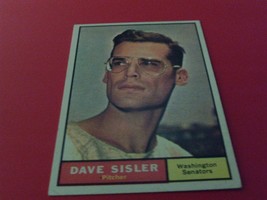 1961 Topps Dave Sisler # 239 Senators Near Mint Or Better !! - £39.95 GBP