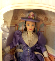 1997 Mrs PFE Albee Barbie Mattel NRFB Avon Exclusive First in Series Purple Gown - $29.64