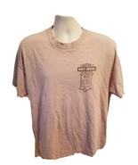 Harley Davidson Motor Cycles Long Branch New Jersey Adult Brown XL TShirt - $335.23 MXN