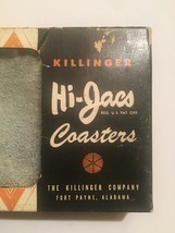 Vintage 50s Hi-Jacs Sock Coasters Cloth Slip-on Coasters - set of 15 image 2