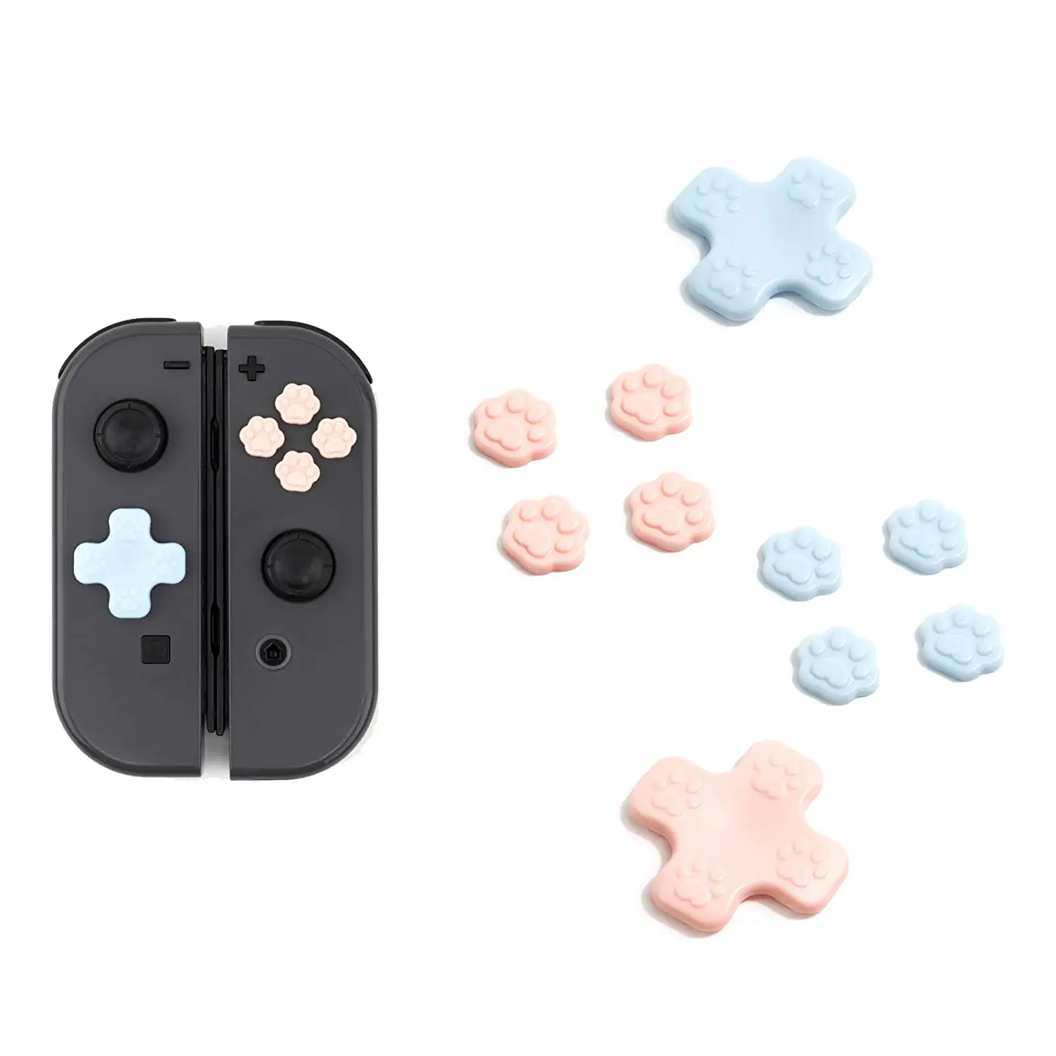 4Pcs Cat Paw Button Caps Joystick Cover Compatible With Nintendo Switch/... - $14.99