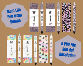 Mom Life Pen Wrap Bundle Design - £2.02 GBP+