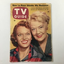 TV Guide Magazine March 10 1956 Frances Rafferty &amp; Spring Pittsburgh Edition - £15.19 GBP