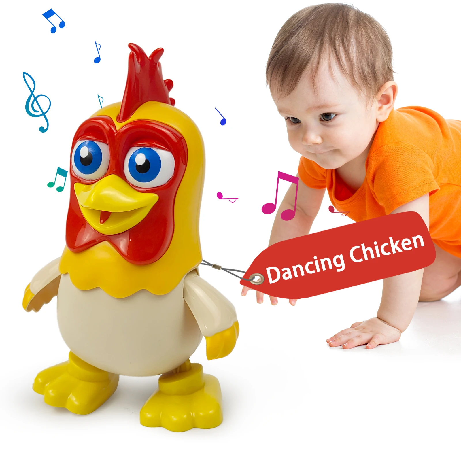 La Granja de Zenon Chicken Baby Toys Dancing Chicken Bartolito Toddlers Toys - £30.74 GBP