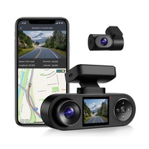 COXPAL 3 Channel Dash Cam Front and Rear Inside with GPS WiFi, Infrared ... - £310.60 GBP