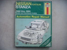 Nissan Stanza,  Haynes Repair Manual, Service Guide 1982-1990. Book - £8.17 GBP