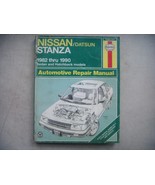 Nissan Stanza,  Haynes Repair Manual, Service Guide 1982-1990. Book - $9.41
