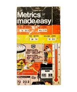 1950s Spencer Metrics Made Easy Measurement Conversion Length Distance T... - $42.06 CAD